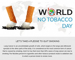 World No Tobacco Day - Newsletter